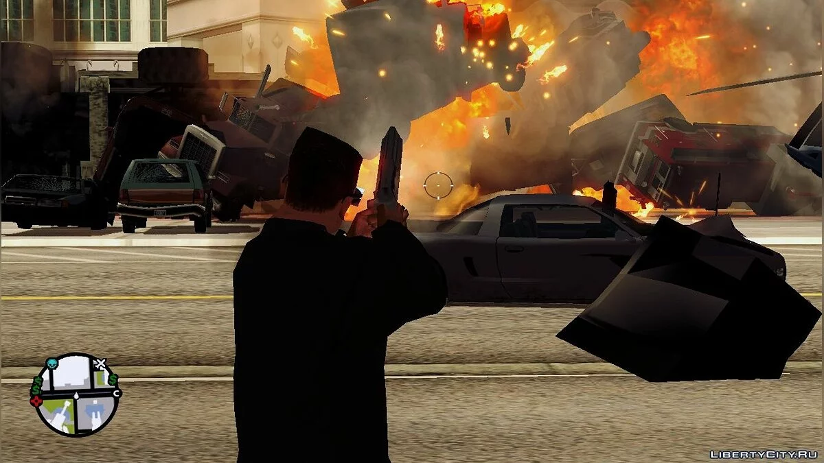 Транспорт вместо пуль V2 / GTA San Andreas