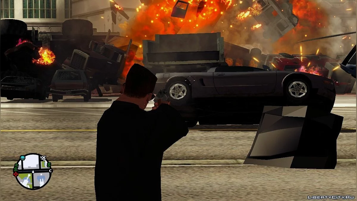 Транспорт вместо пуль V2 / GTA San Andreas