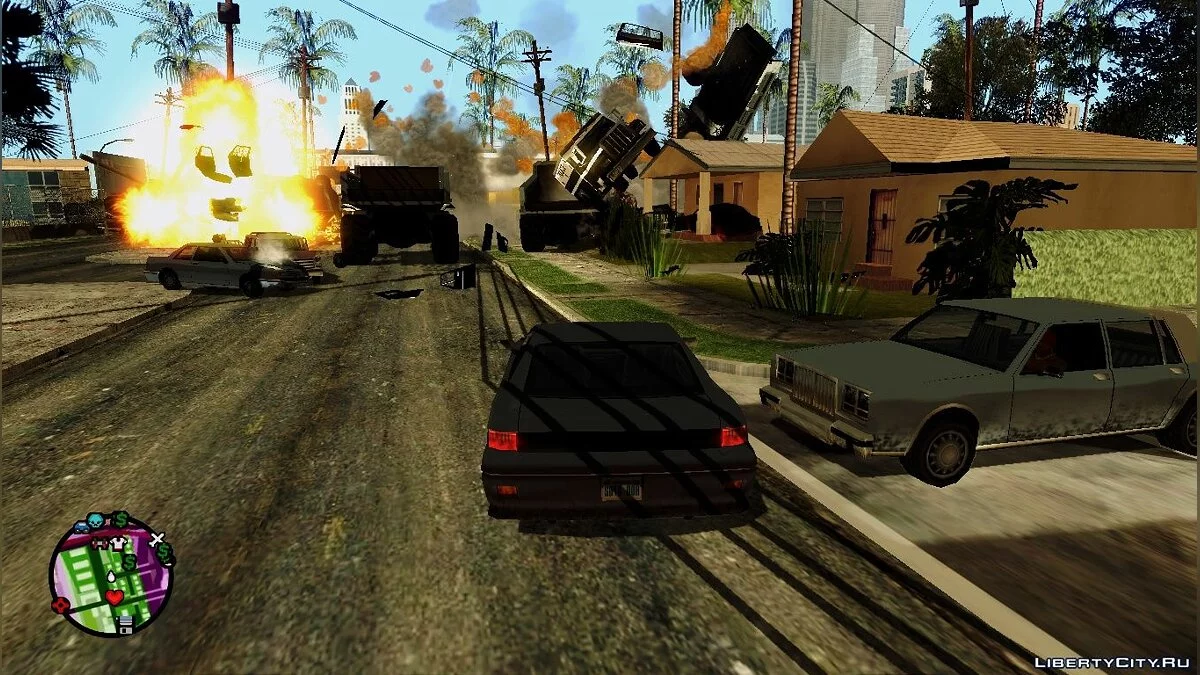 Транспорт вместо пуль V2 / GTA San Andreas