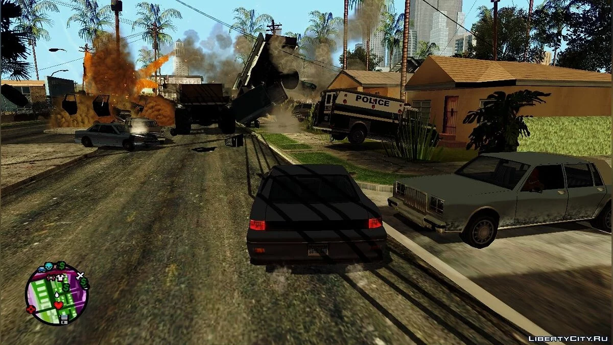 Транспорт вместо пуль V2 / GTA San Andreas