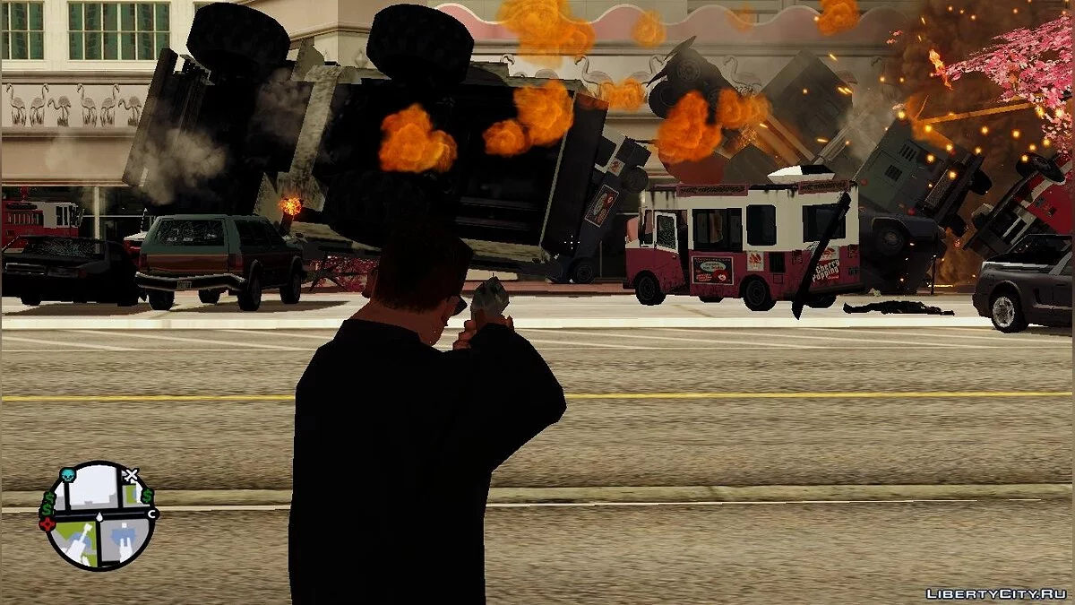 Транспорт вместо пуль V2 / GTA San Andreas