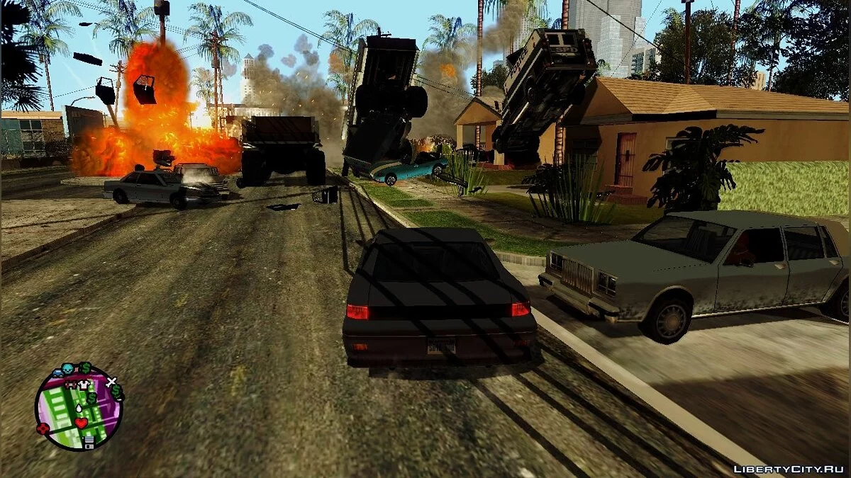 Транспорт вместо пуль V2 / GTA San Andreas