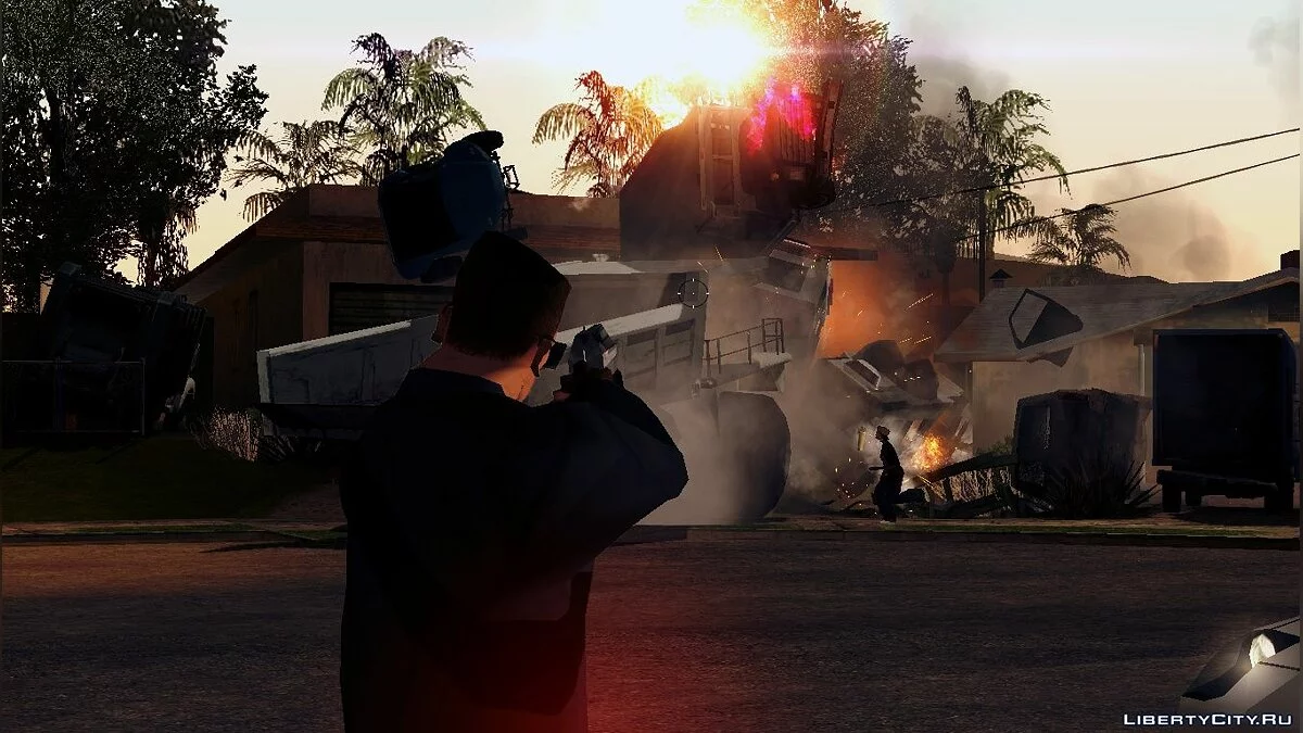 Транспорт вместо пуль V2 / GTA San Andreas