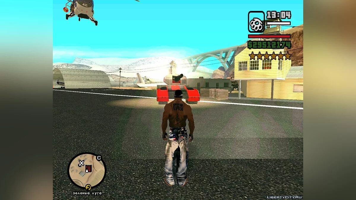 Усиленный розыск при 5-6 звездах / GTA San Andreas
