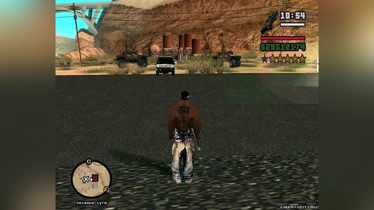 Усиленный розыск при 5-6 звездах / GTA San Andreas