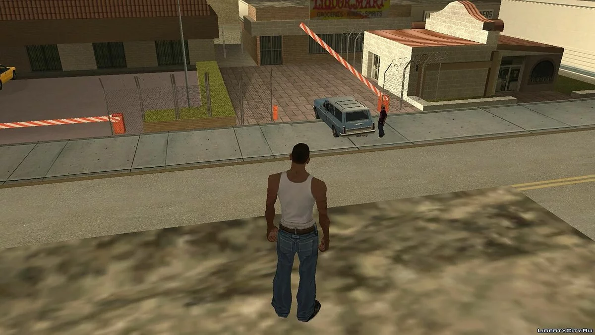 Работающие ворота на Grove / GTA San Andreas