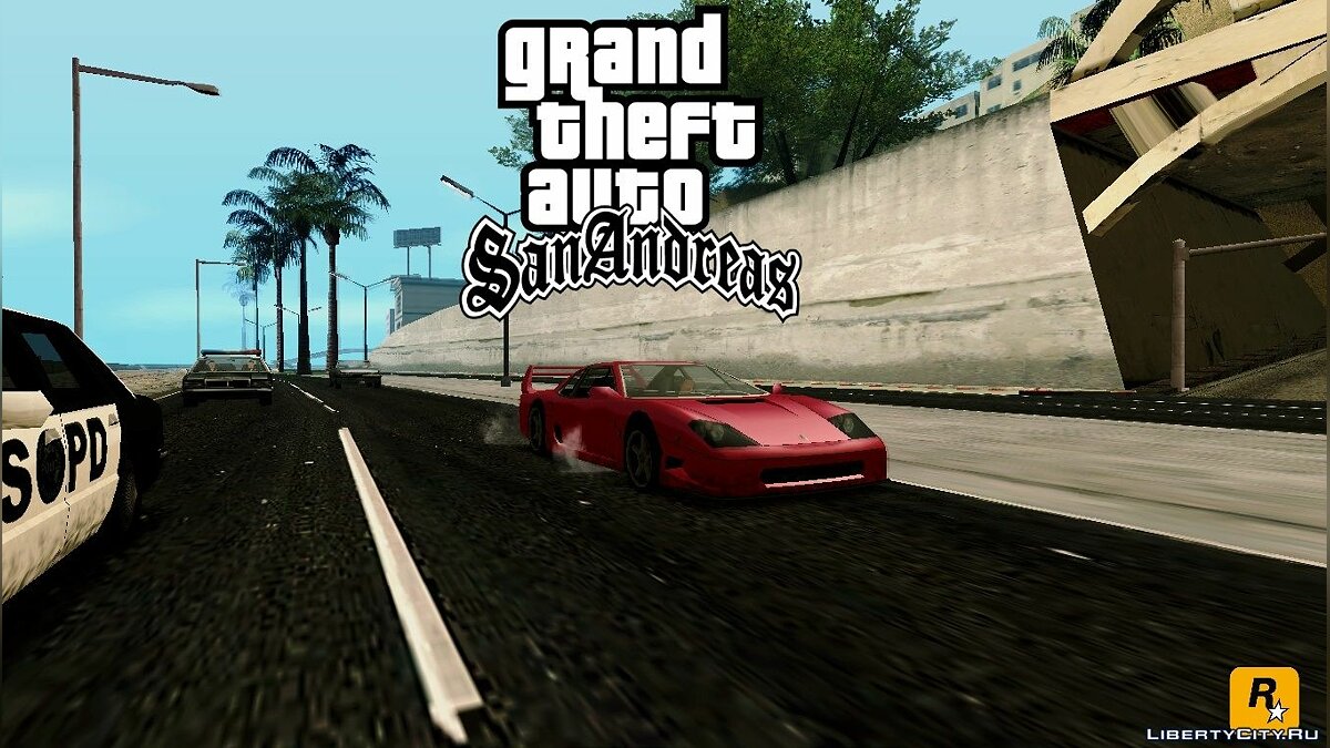 Скачать Улучшенная физика управления автомобилем для GTA San Andreas