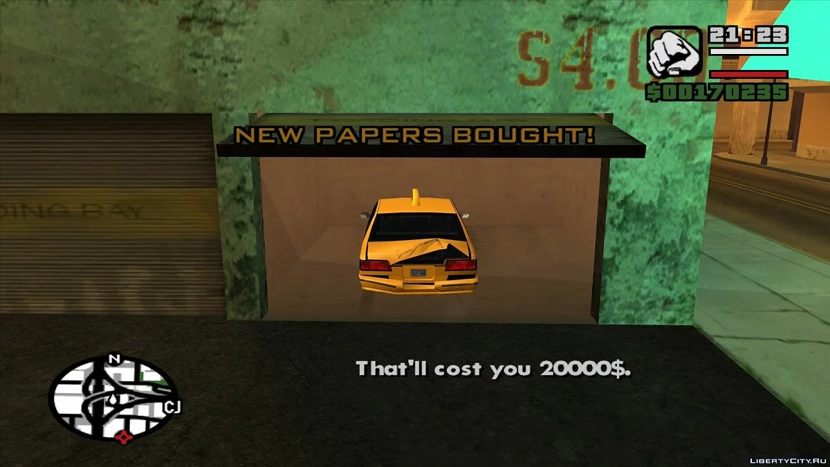 Car Jack System / GTA San Andreas