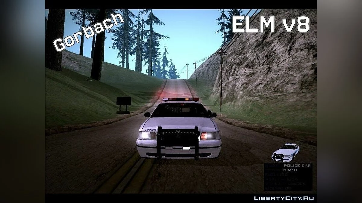Emergency Light Mod (ELM) v8.5.1 / GTA San Andreas