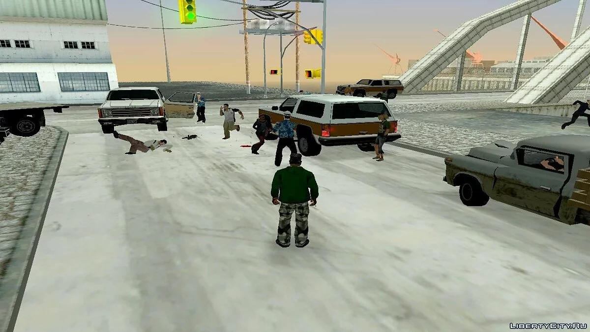 Банда бомжей и война за территорию / GTA San Andreas