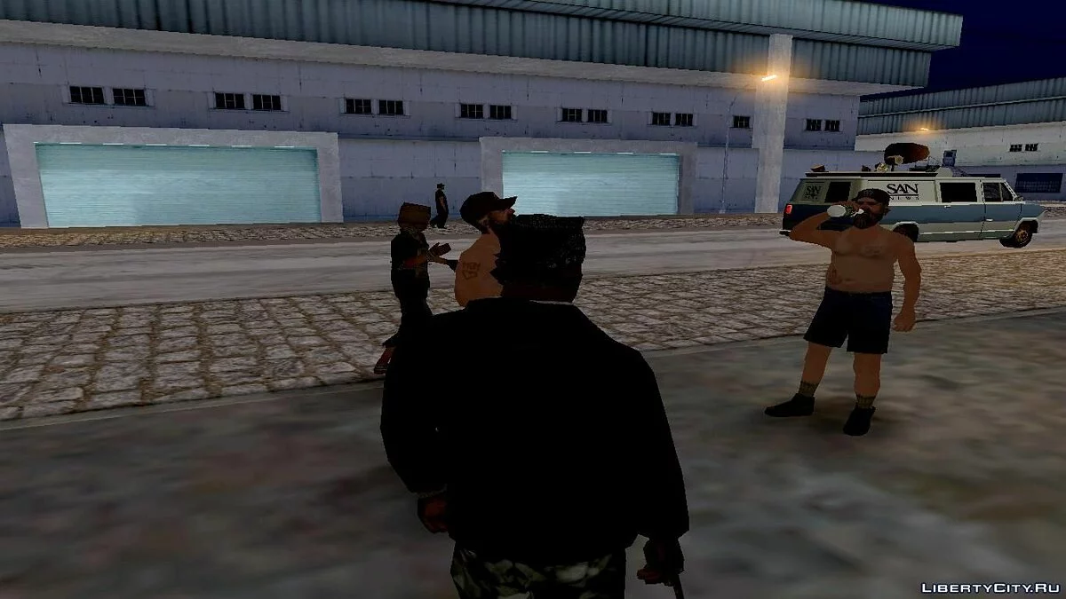 Банда бомжей и война за территорию / GTA San Andreas