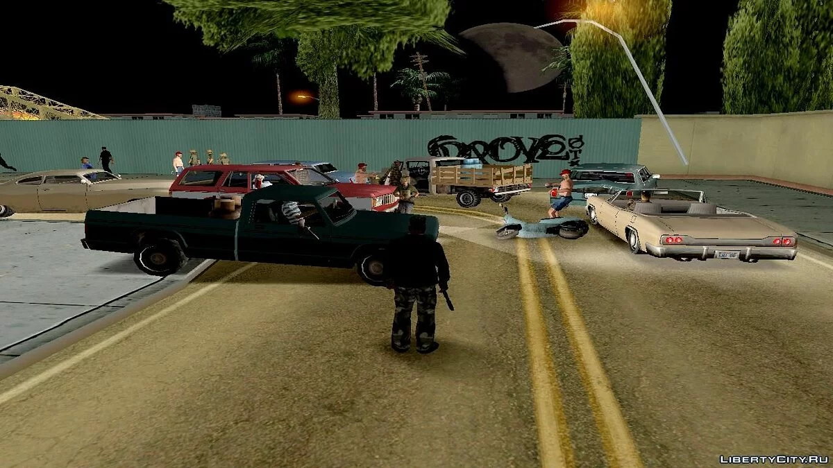 Банда бомжей и война за территорию / GTA San Andreas