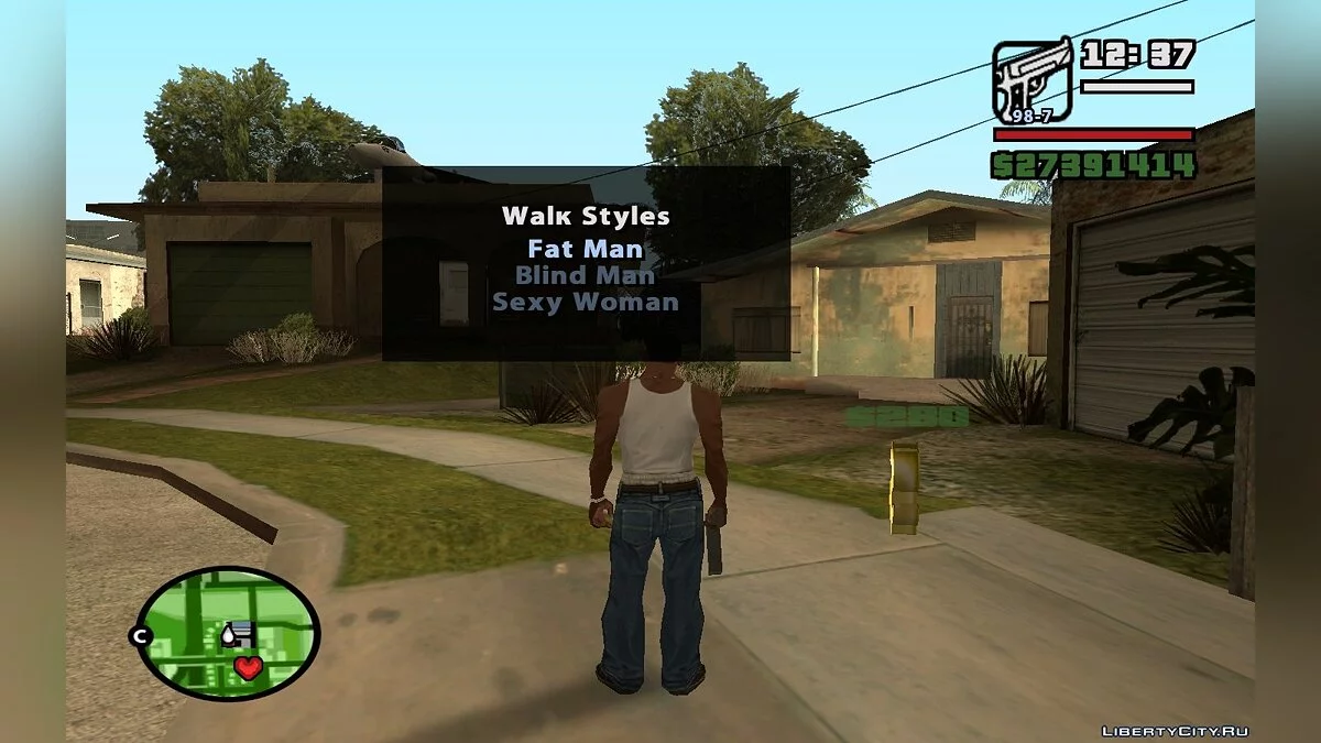 Change Pedtype and Walk Style of Actor / GTA San Andreas