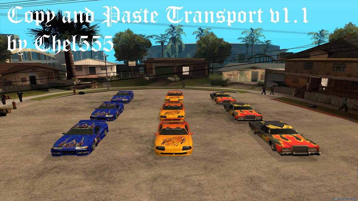 Скачать Copy and Paste Transport v1.1 для GTA San Andreas