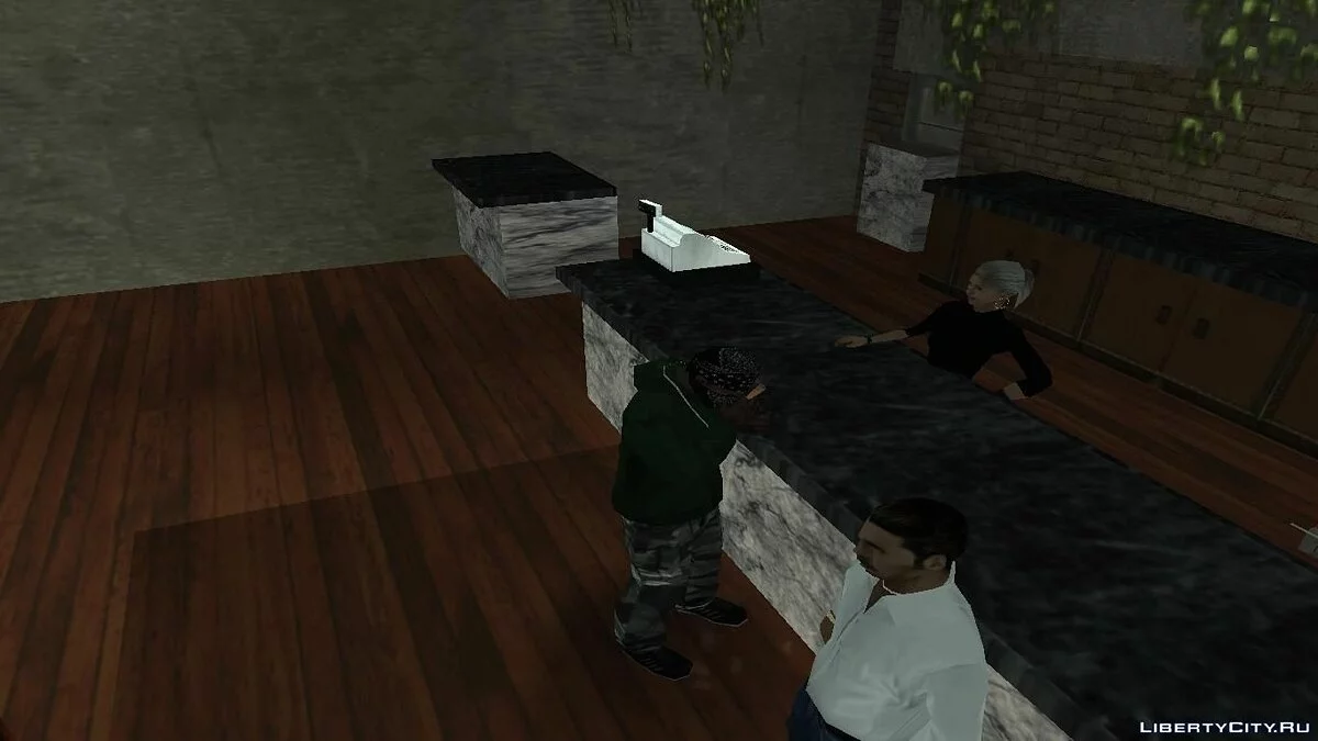 Итальянский бар \"Bar Gangstaro\" в Лос Сантосе / GTA San Andreas