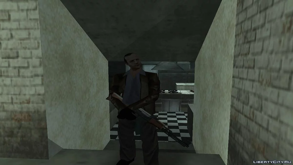 Итальянский бар \"Bar Gangstaro\" в Лос Сантосе / GTA San Andreas