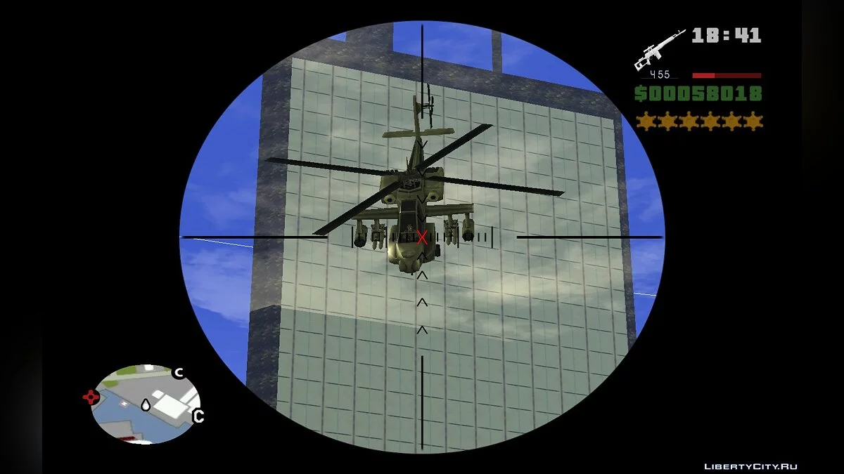Hunter на военных базах v1.0 / GTA San Andreas