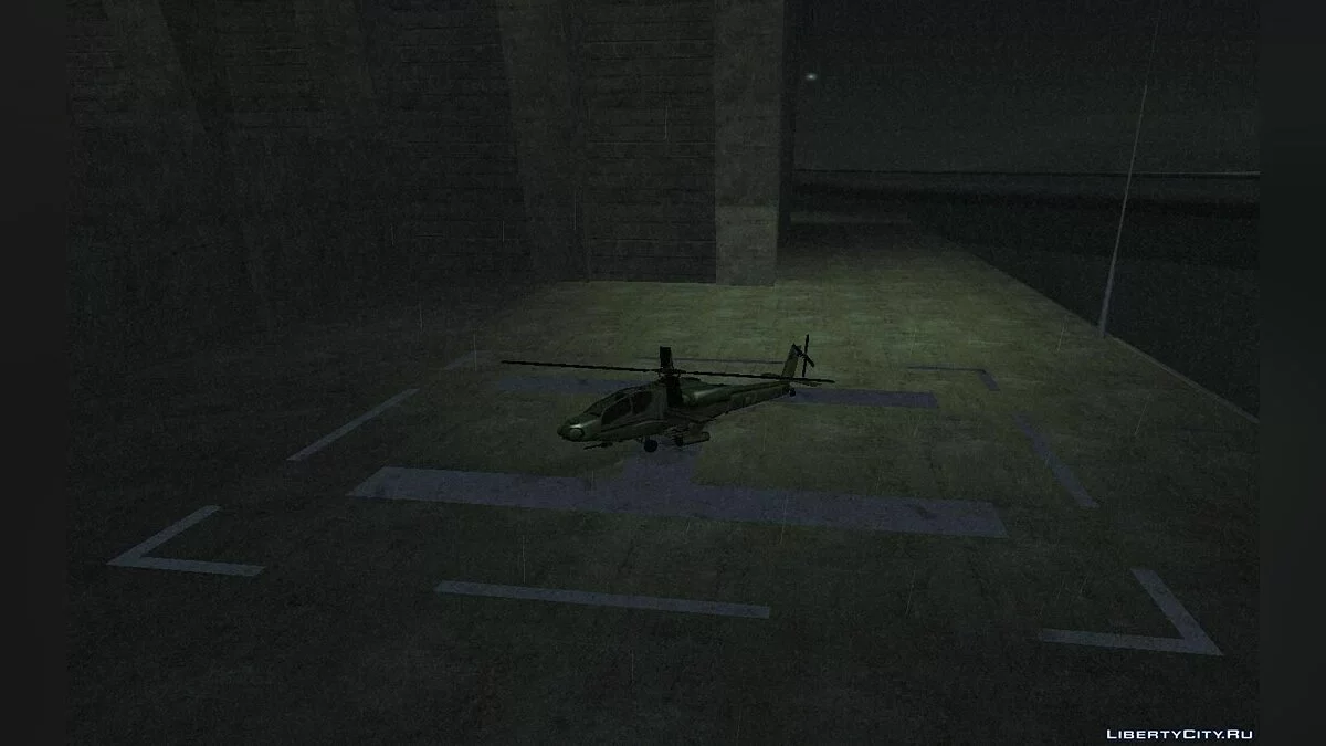 Hunter на военных базах v1.0 / GTA San Andreas