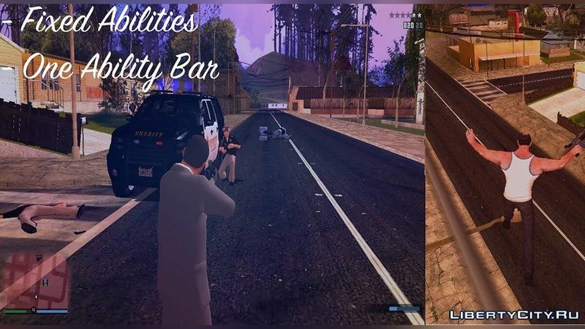 Переключение между персонажами как в GTA 5 v.3 / GTA San Andreas