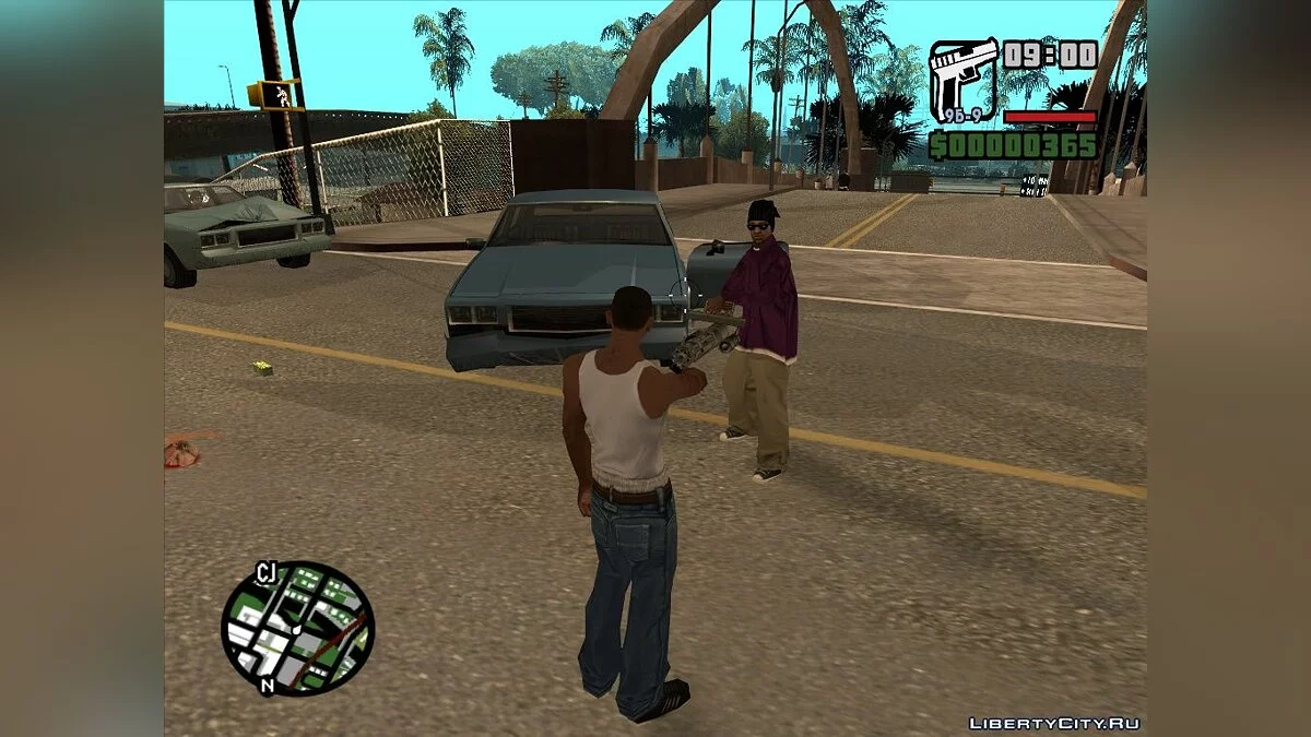 Gang with miniguns / GTA San Andreas