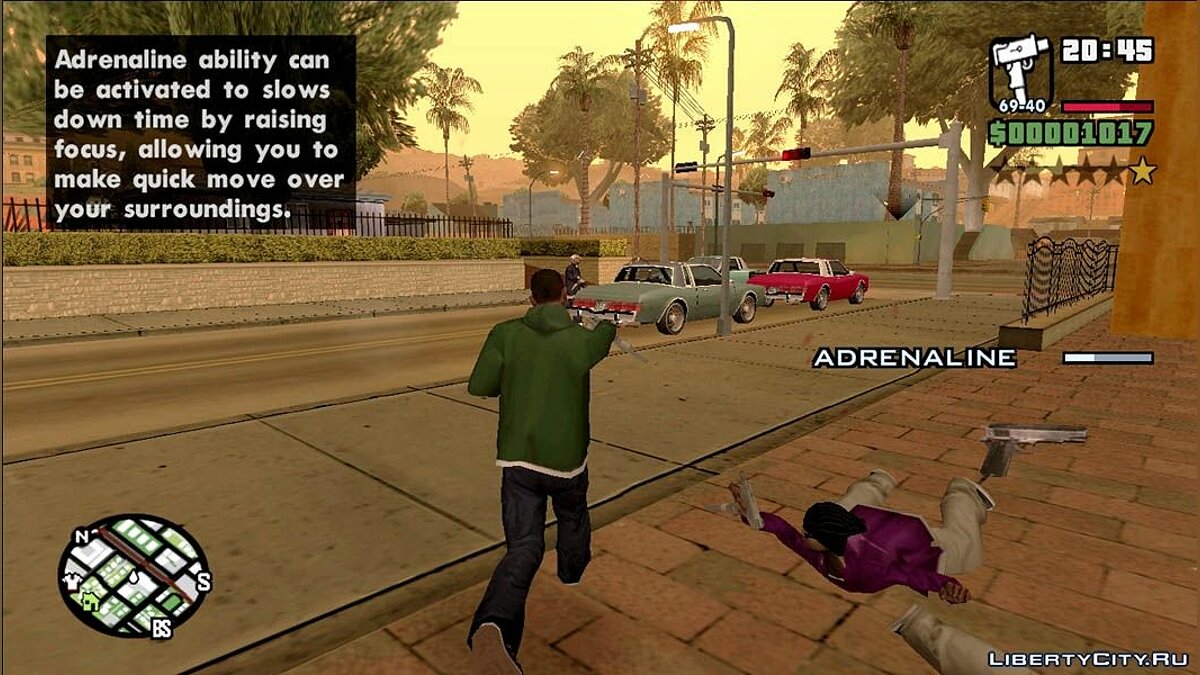 Скачать Adrenaline Ability v 2.1 для GTA San Andreas