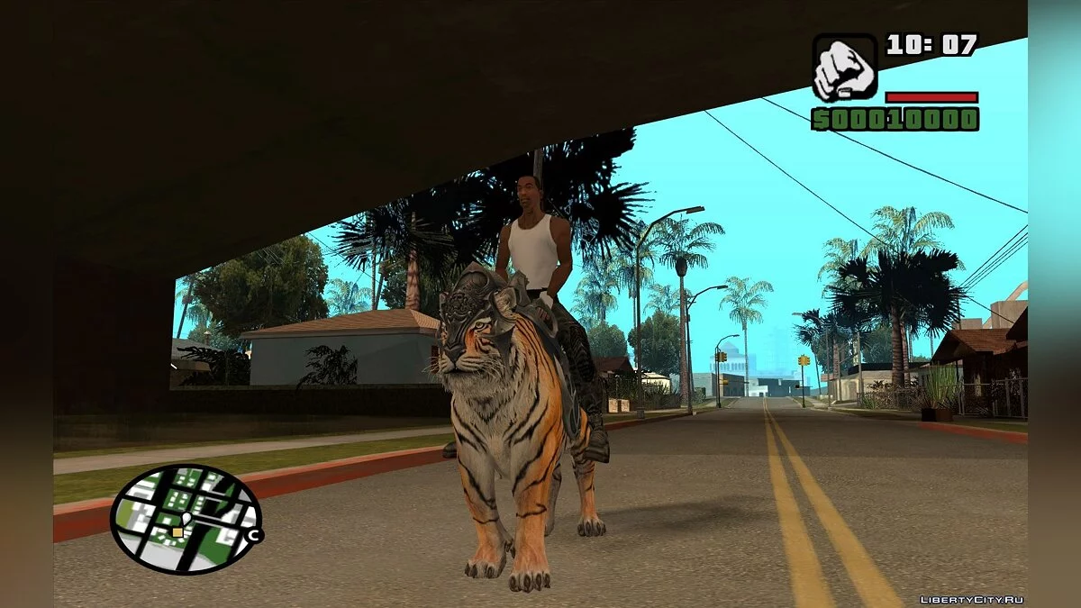 Ездовой тигр из Tera Online / GTA San Andreas