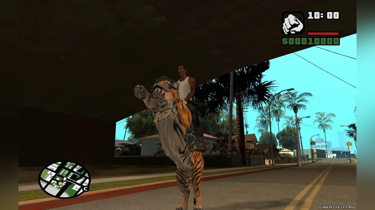 Ездовой тигр из Tera Online / GTA San Andreas
