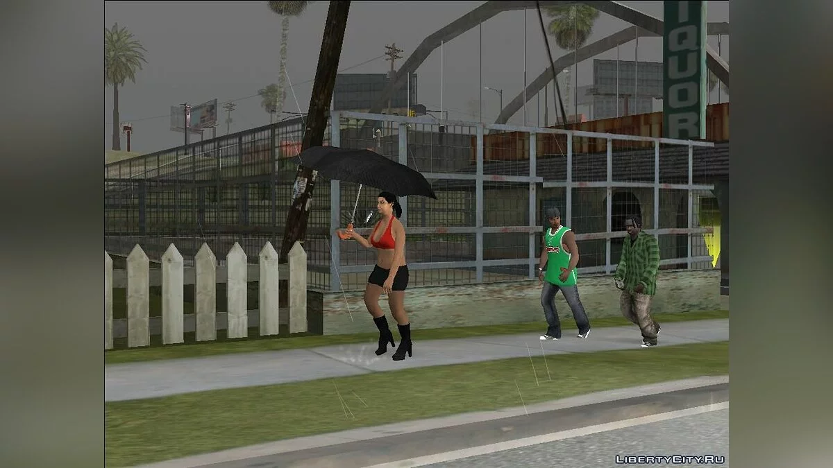 Hard Rain v1.2 / GTA San Andreas