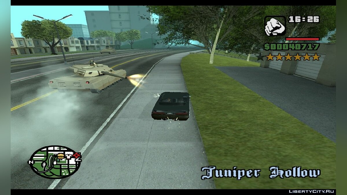 Скачать Tank Fire 1.21 для GTA San Andreas