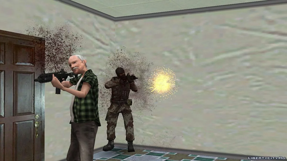 Террористы в офисе v.1.0 для Криминальной России	  / GTA San Andreas