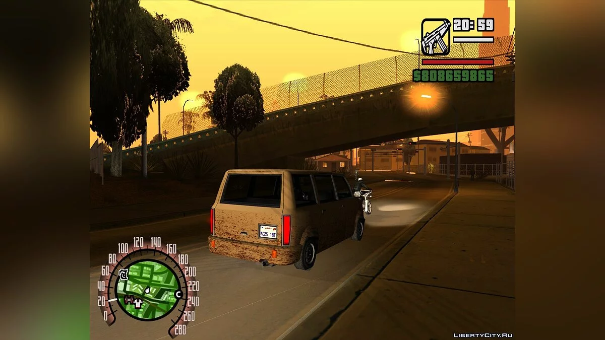 Спидометр из GTA Criminal Russia 2 / GTA San Andreas