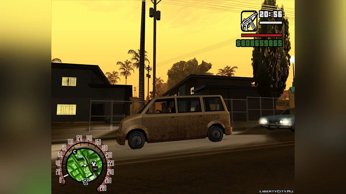 Спидометр из GTA Criminal Russia 2 / GTA San Andreas