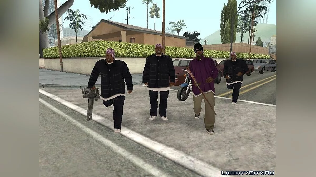 Вооружение банд / GTA San Andreas