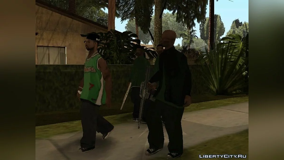 Вооружение банд / GTA San Andreas