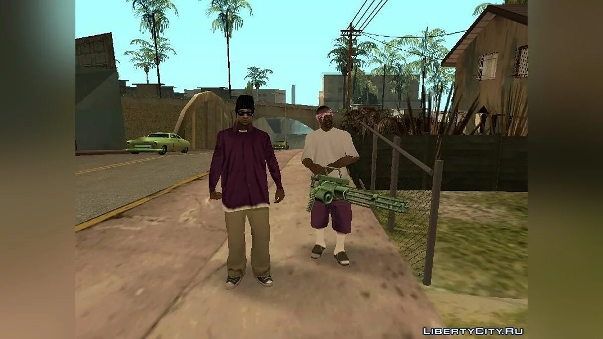 Вооружение банд / GTA San Andreas