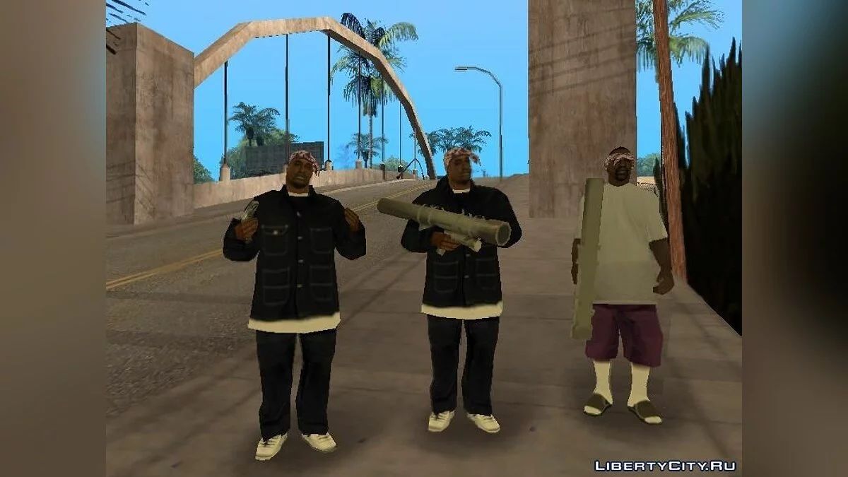Вооружение банд / GTA San Andreas
