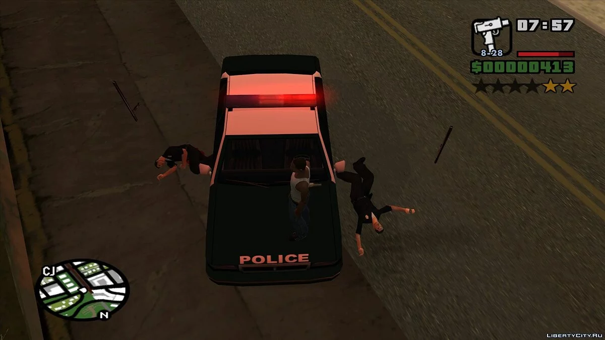 15 New Death Animations / GTA San Andreas