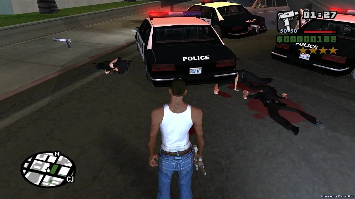 15 New Death Animations / GTA San Andreas