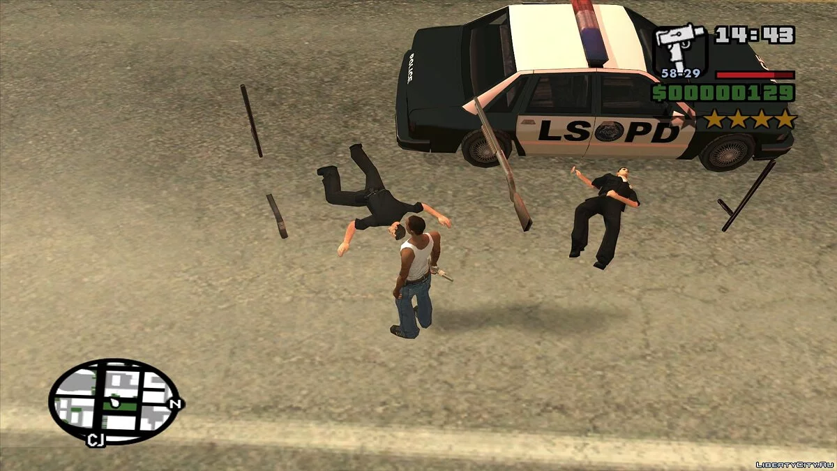 15 New Death Animations / GTA San Andreas