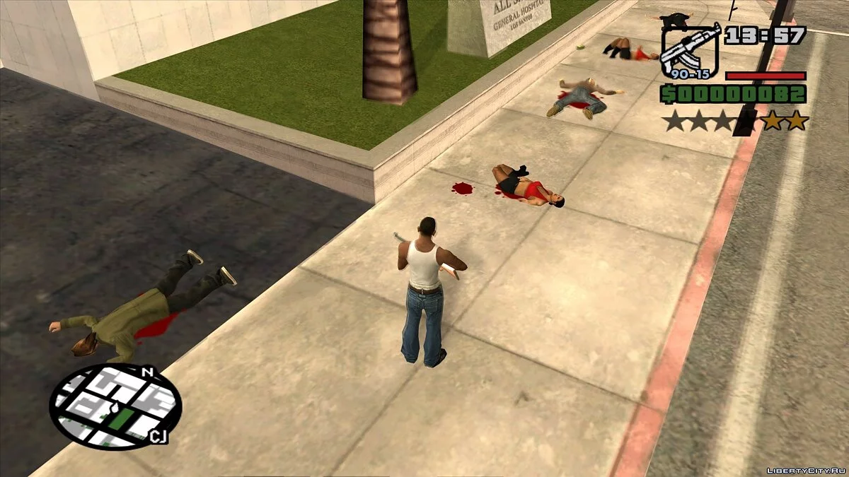 15 New Death Animations / GTA San Andreas