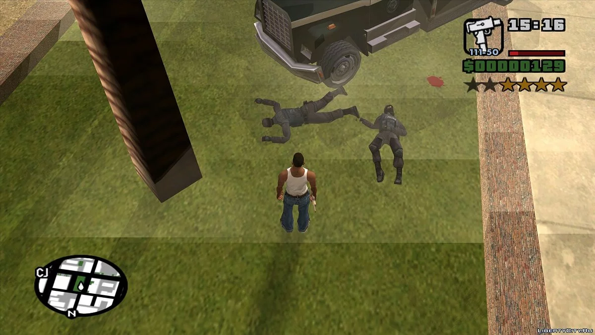 15 New Death Animations / GTA San Andreas