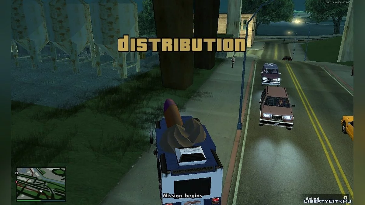 Distribution v0.1 из GTA VC для GTA SA / GTA San Andreas
