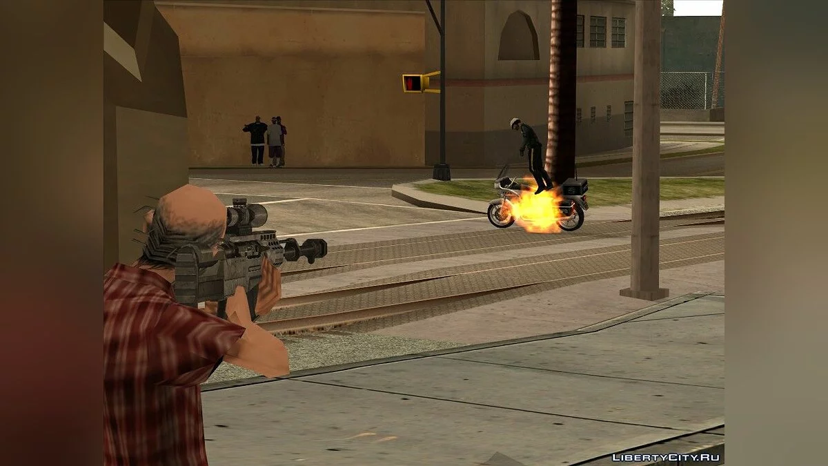 Взрывные пули / GTA San Andreas