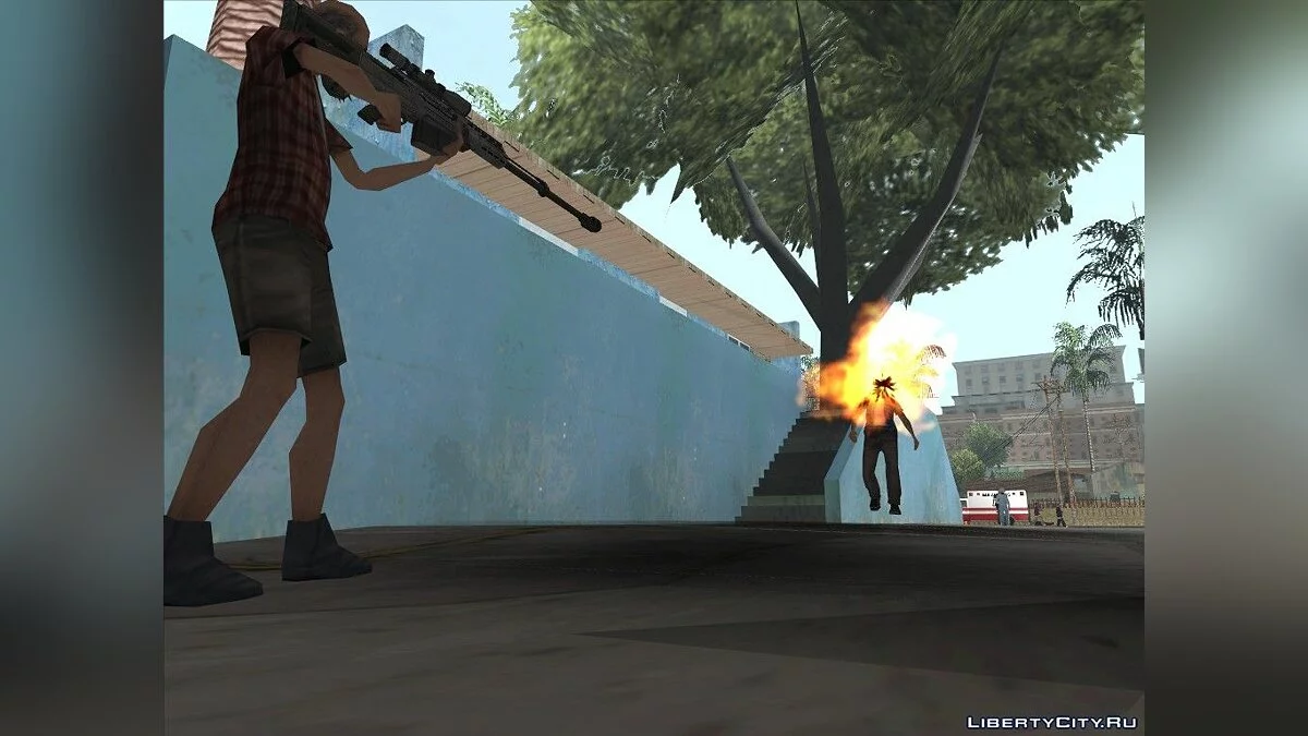 Взрывные пули / GTA San Andreas