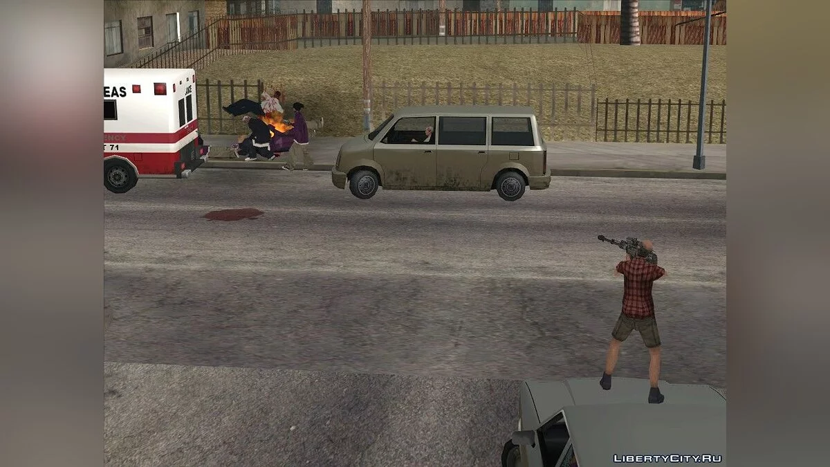 Взрывные пули / GTA San Andreas