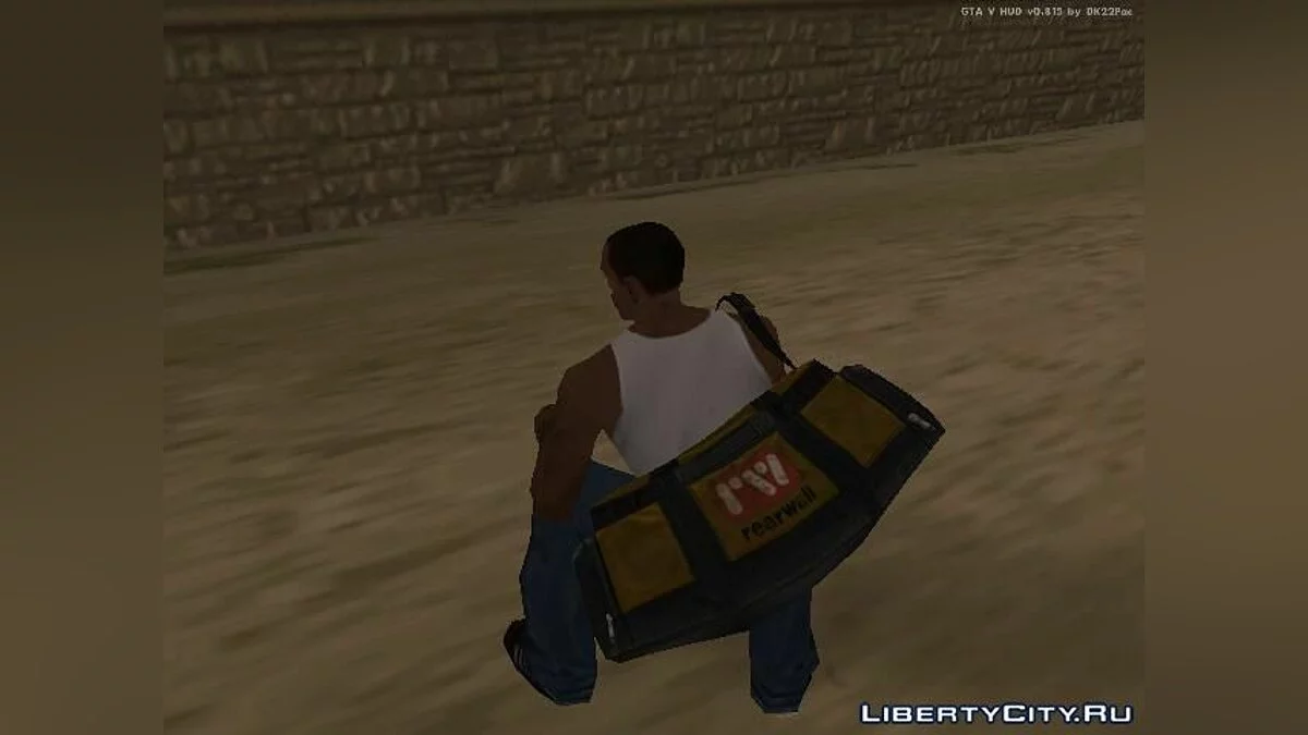 Возможность надеть/снять сумку из GTA V / GTA San Andreas