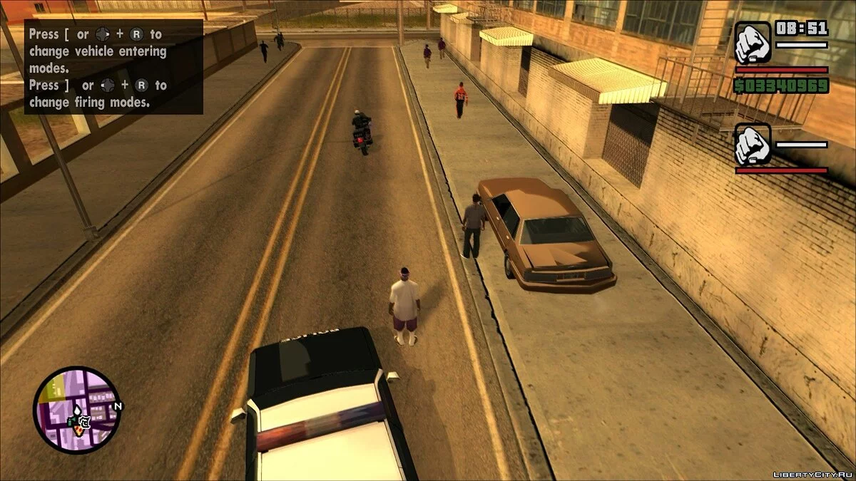 2-Player Mode Enhancements / GTA San Andreas