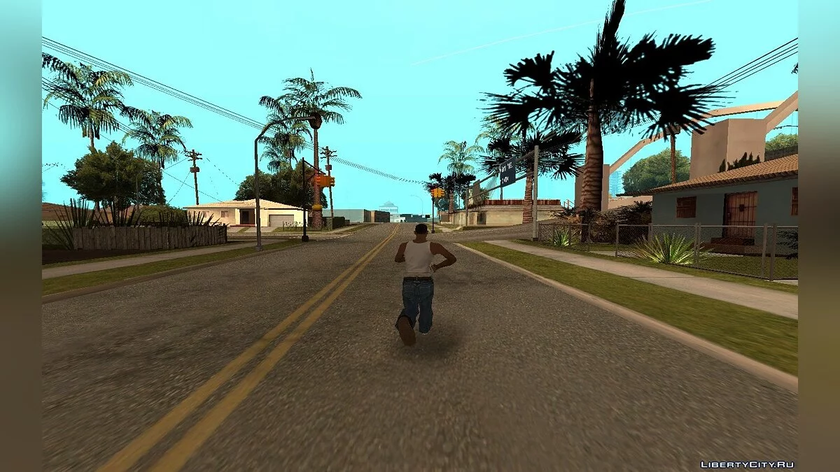 Fish Eye Effect / GTA San Andreas
