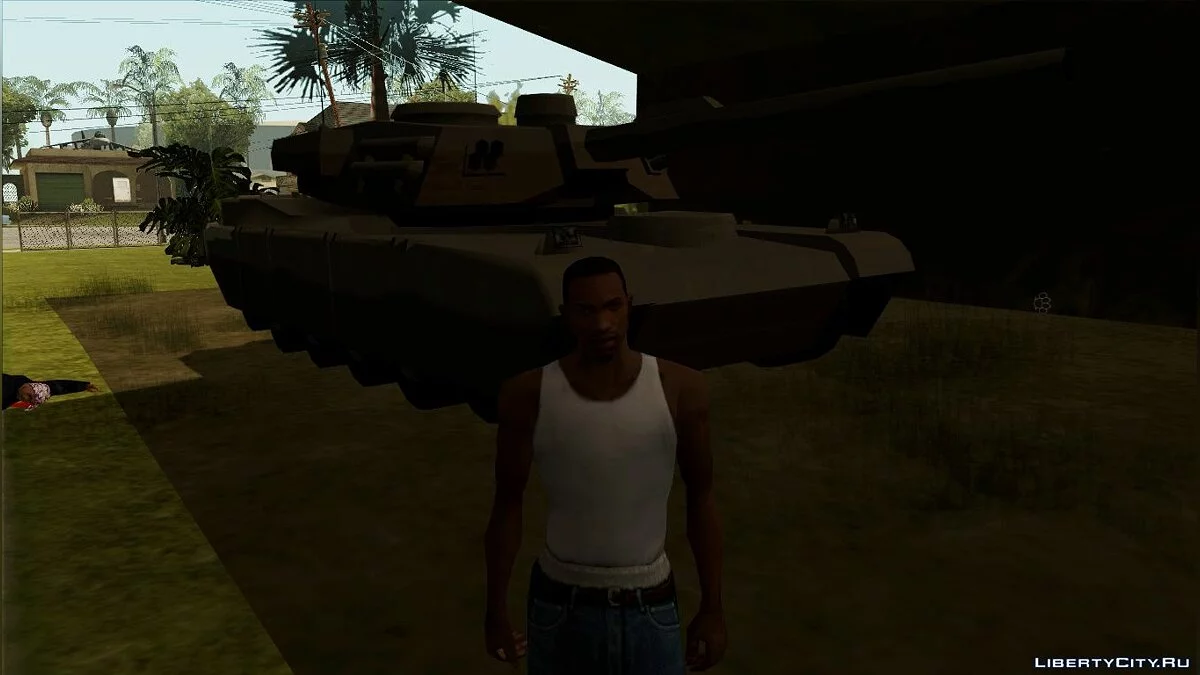 Rhino и Hydra в Гэнтоне рядом возле дома Карла / GTA San Andreas