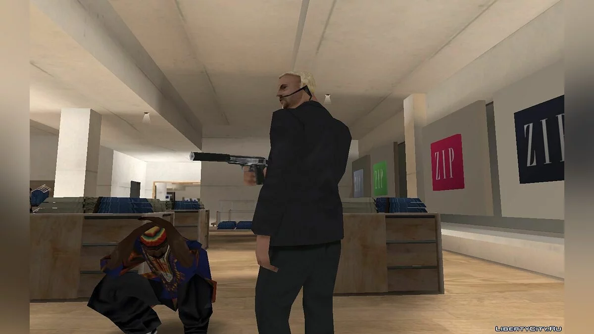 Убрать музыку в интерьерах / GTA San Andreas